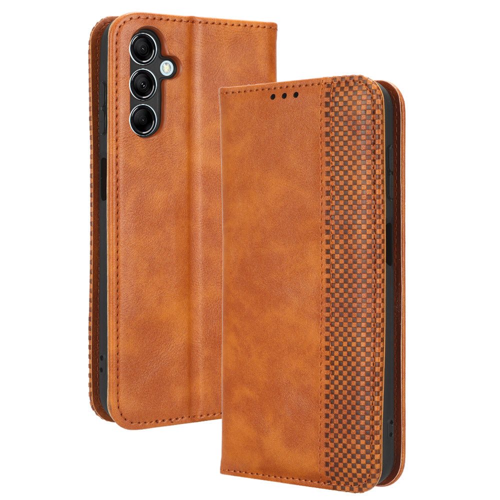 For Samsung Galaxy F34 5G M34 5G Wallet Retro PU Leather Case Stand Protective Phone Cover For Samsung Galaxy F34 5G M34 5G Wallet Retro PU Leather Case Stand Protective Phone Cover